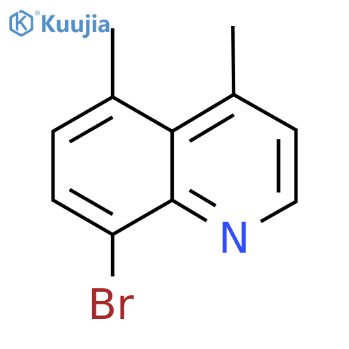 8-Bromo-4,5-dimethylquinoline structure