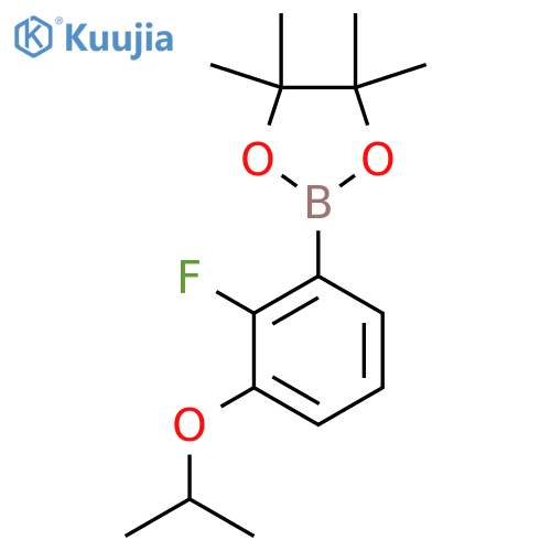 2-Fluoro-3-isopropoxyphenylboronic acid pinacol ester structure