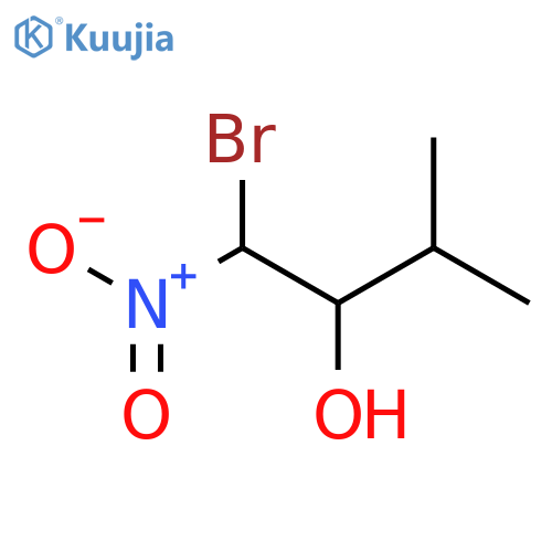 2-BUTANOL, 1-BROMO-3-METHYL-1-NITRO- structure
