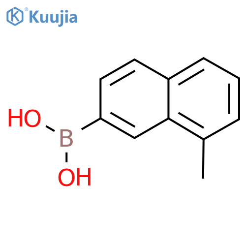 1-Methylnaphthalene-7-boronic acid structure