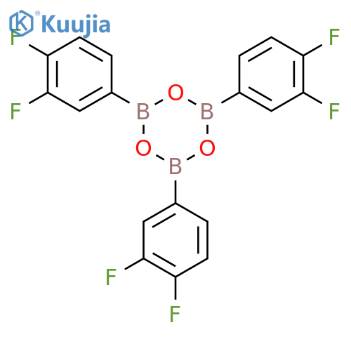 2,4,6-Tris(3,4-difluorophenyl)boroxin structure