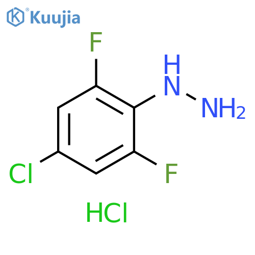(4-chloro-2,6-difluorophenyl)hydrazine hydrochloride structure