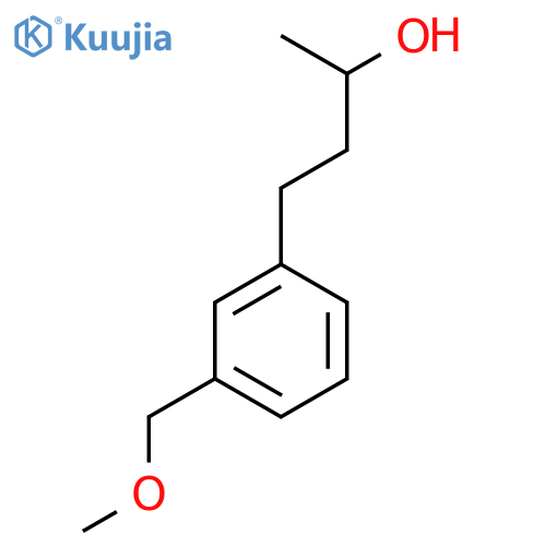 4-3-(methoxymethyl)phenylbutan-2-ol structure