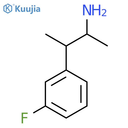 3-(3-fluorophenyl)butan-2-amine structure
