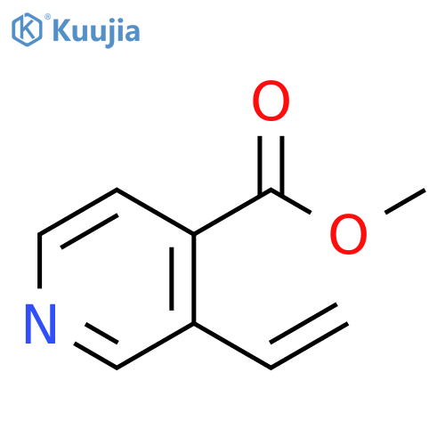 methyl 3-ethenylpyridine-4-carboxylate structure