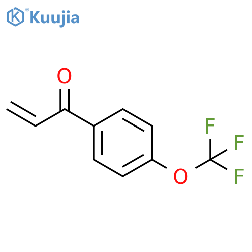 1-4-(trifluoromethoxy)phenylprop-2-en-1-one structure