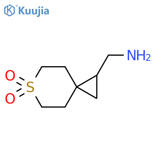 1-(aminomethyl)-6λ?-thiaspiro[2.5]octane-6,6-dione structure