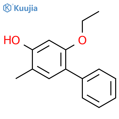 [1,1'-Biphenyl]-4-ol,2-ethoxy-5-methyl- structure