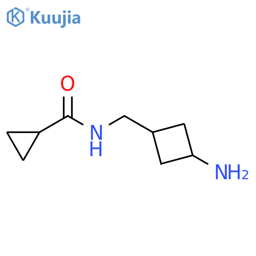 Cyclopropanecarboxamide, N-[(3-aminocyclobutyl)methyl]- structure