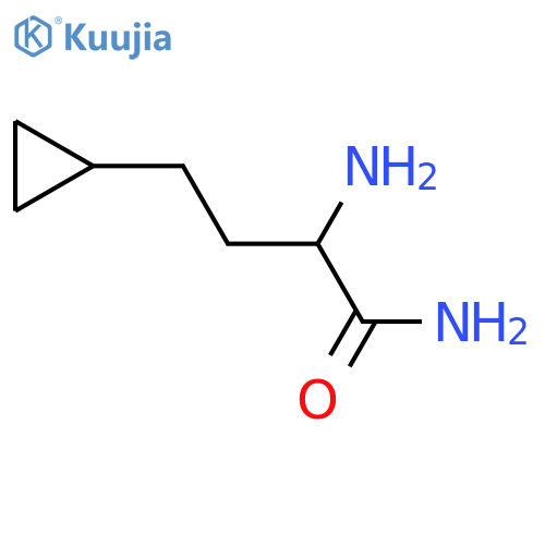 2-amino-4-cyclopropylbutanamide structure