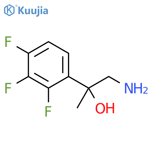 1-amino-2-(2,3,4-trifluorophenyl)propan-2-ol structure