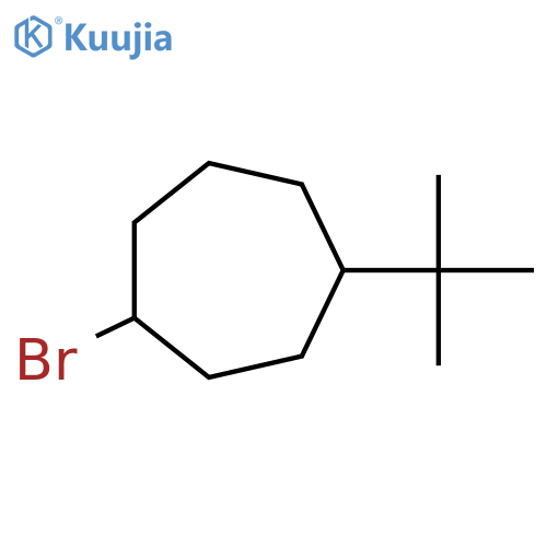 1-bromo-4-tert-butylcycloheptane structure