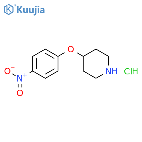 4-(4-Nitrophenoxy)piperidine Hydrochloride structure