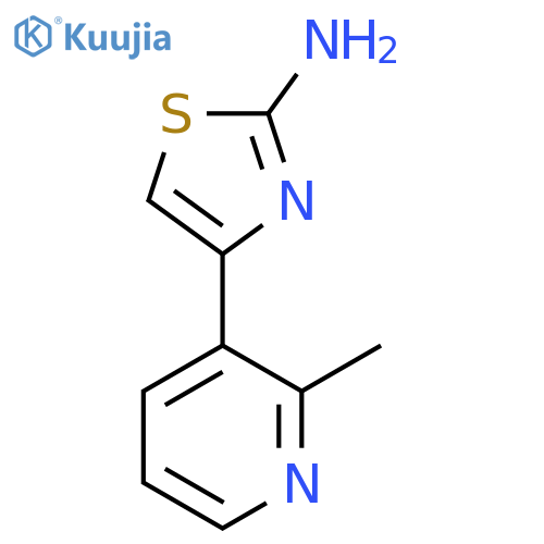 4-(2-methylpyridin-3-yl)-1,3-thiazol-2-amine structure