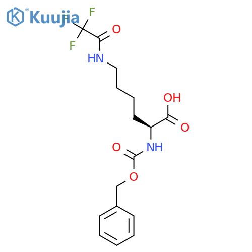 Z-Lys(tfa)-OH structure
