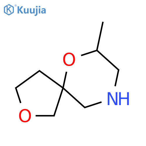 7-methyl-2,6-dioxa-9-azaspiro4.5decane structure