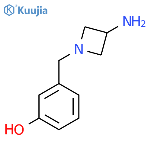 3-[(3-Aminoazetidin-1-yl)methyl]phenol structure