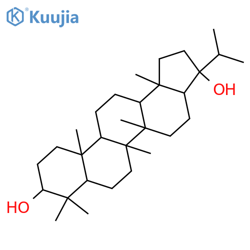 3,21-Hopanediol; (3β,21α)-form structure