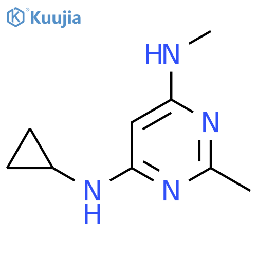 N4-Cyclopropyl-N6,2-dimethylpyrimidine-4,6-diamine structure