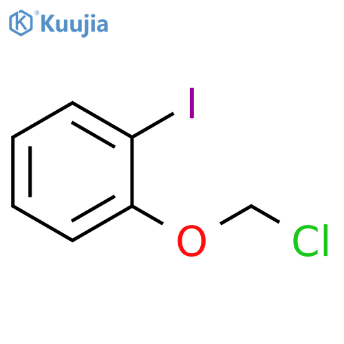 Benzene, 1-(chloromethoxy)-2-iodo- structure