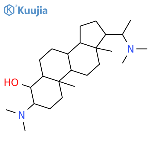 3,20-Diaminopregnan-4-ol; (3α,4β,5α,20S)-form, N3,N3,N20,N20-Tetra-Me structure