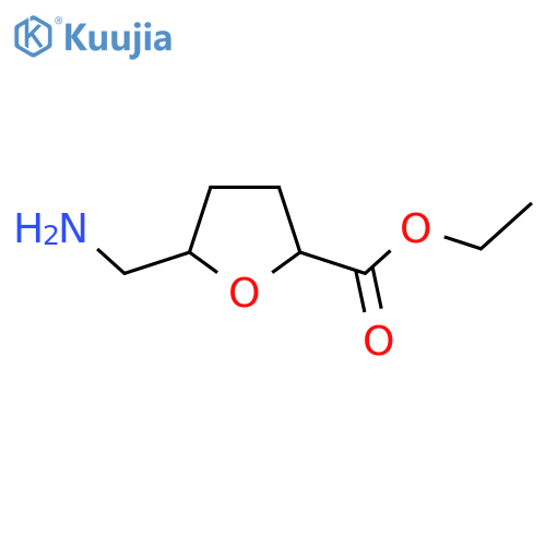Ethyl 5-(aminomethyl)oxolane-2-carboxylate structure