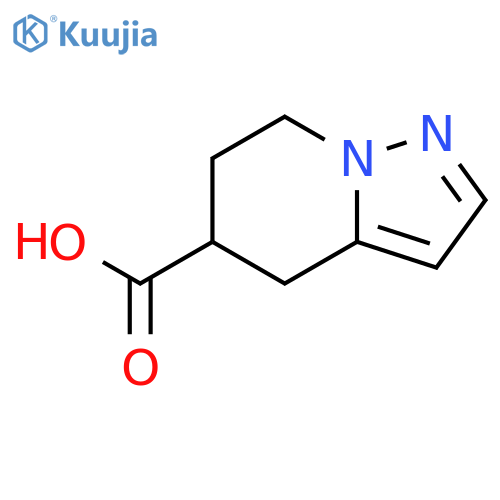 4,5,6,7-Tetrahydropyrazolo[1,5-a]pyridine-5-carboxylic acid structure