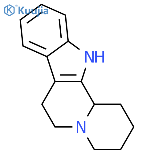 Indolo[2,3-a]quinolizine, 1,2,3,4,6,7,12,12b-octahydro-, (R)- structure