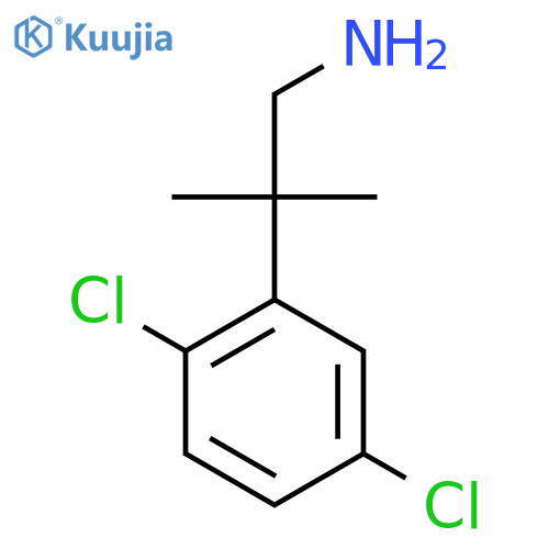 2-(2,5-Dichlorophenyl)-2-methylpropan-1-amine structure