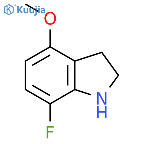 7-Fluoro-4-methoxy-2,3-dihydro-1h-indole structure