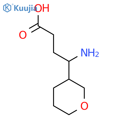 4-amino-4-(oxan-3-yl)butanoic acid structure