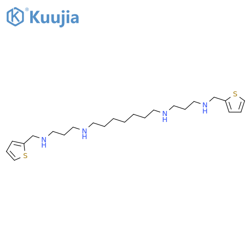 1,7-Heptanediamine,N1,N7-bis[3-[(2-thienylmethyl)amino]propyl]- structure
