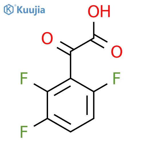 2-oxo-2-(2,3,6-trifluorophenyl)acetic acid structure