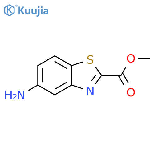 Methyl 5-amino-1,3-benzothiazole-2-carboxylate structure