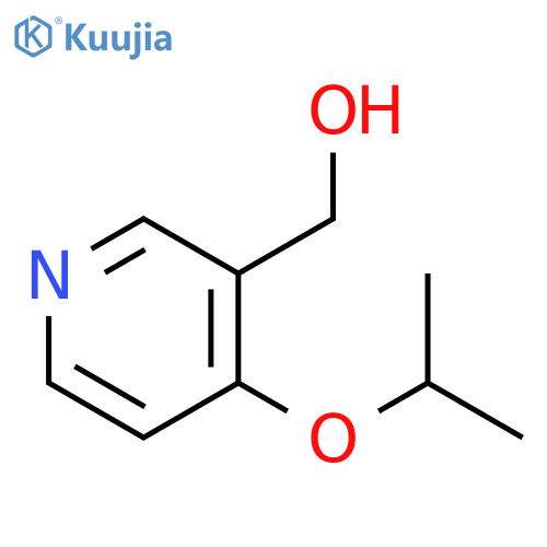 4-(propan-2-yloxy)pyridin-3-ylmethanol structure