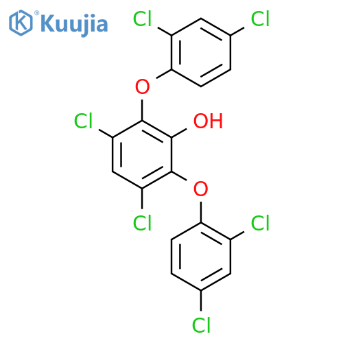 Phenol,3,5-dichloro-2,6-bis(2,4-dichlorophenoxy)- structure