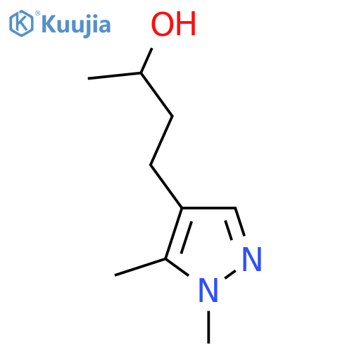 4-(1,5-dimethyl-1H-pyrazol-4-yl)butan-2-ol structure