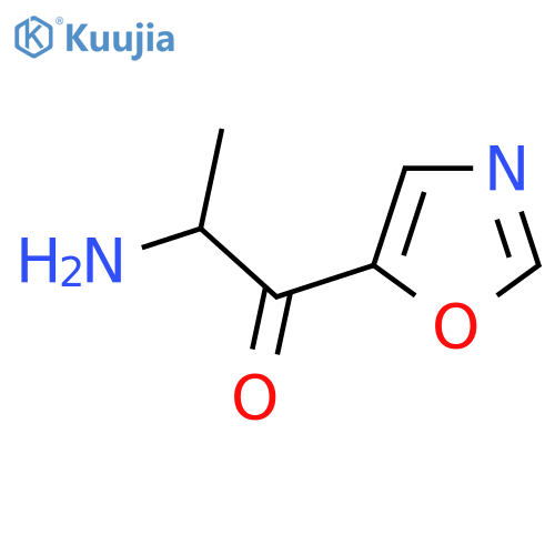 2-amino-1-(1,3-oxazol-5-yl)propan-1-one structure