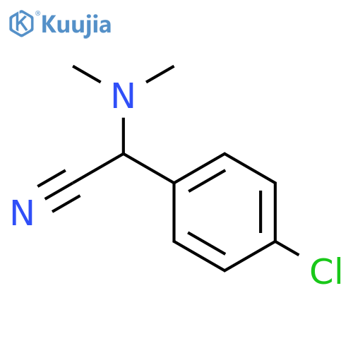 2-(4-Chlorophenyl)-2-(dimethylamino)acetonitrile structure