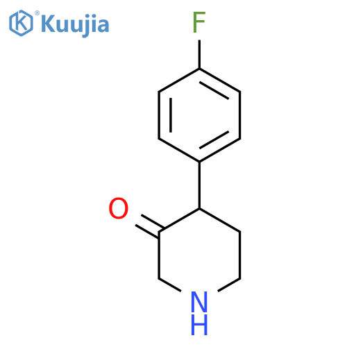 4-(4-Fluorophenyl)piperidin-3-one structure