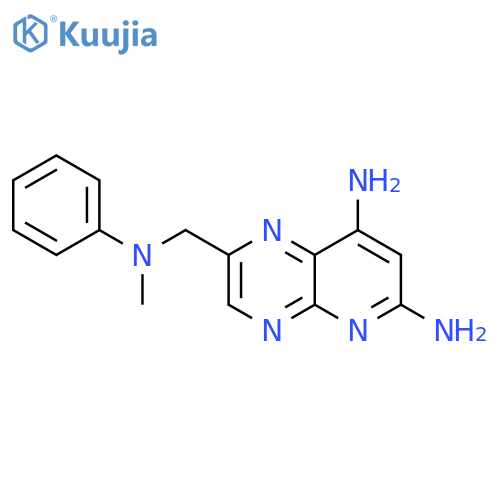 Pyrido[2,3-b]pyrazine-6,8-diamine,2-[(methylphenylamino)methyl]- structure