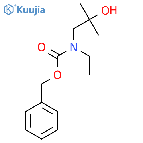 benzyl N-ethyl-N-(2-hydroxy-2-methylpropyl)carbamate structure