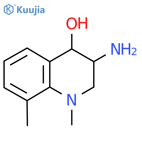 3-Amino-1,8-dimethyl-1,2,3,4-tetrahydroquinolin-4-ol structure