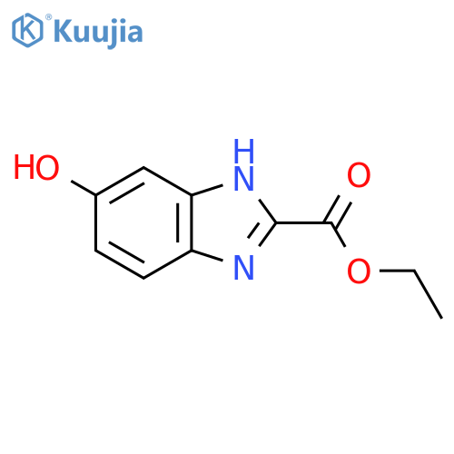Ethyl 5-hydroxy-1H-benzimidazole-2-carboxylate structure