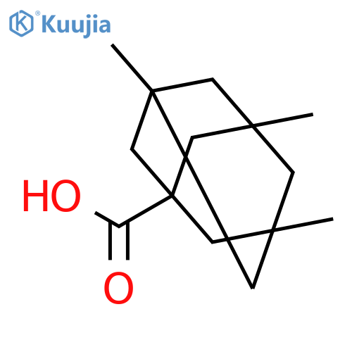 3,5,7-trimethyladamantane-1-carboxylic Acid structure