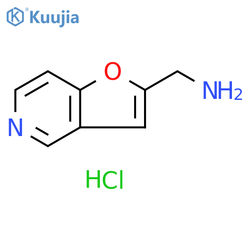 furo[3,2-c]pyridin-2-ylmethanamine dihydrochloride structure