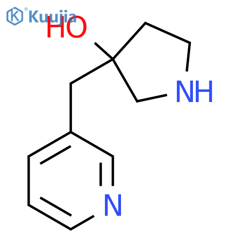3-(pyridin-3-yl)methylpyrrolidin-3-ol structure