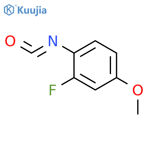 2-fluoro-1-isocyanato-4-methoxybenzene structure