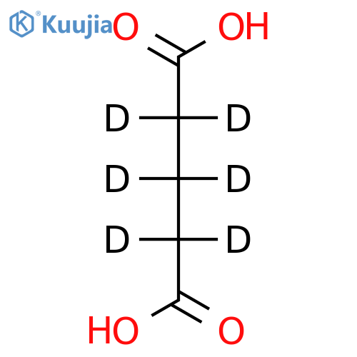 Pentanedioic-d6 acid structure