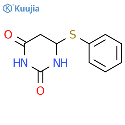 2,4(1H,3H)-Pyrimidinedione,6-(phenylthio)- structure